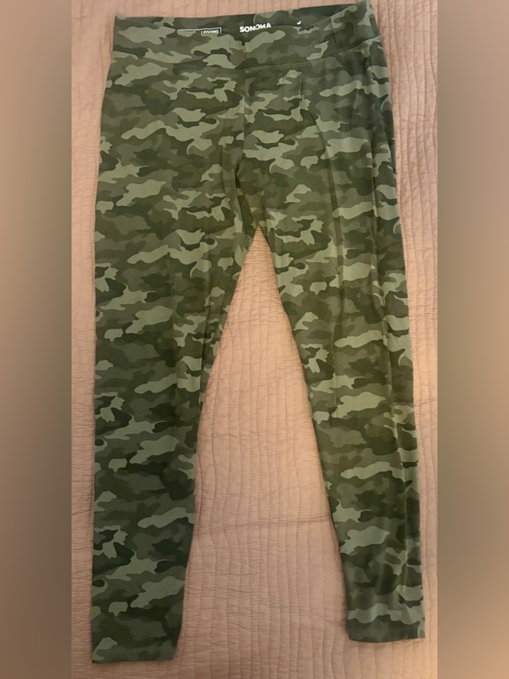 Sonoma Green Camo Leggings - XL LONG